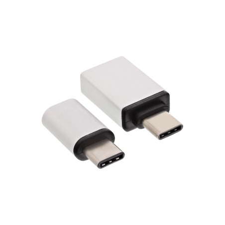 InLine? USB Adapter-Set, USB-C Stecker an Micro-USB oder USB 3.0 A Buchse