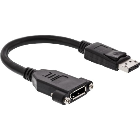 17100I - Câble adaptateur InLine® DisplayPort, fiche DisplayPort vers prise intégrée, 0,2 m