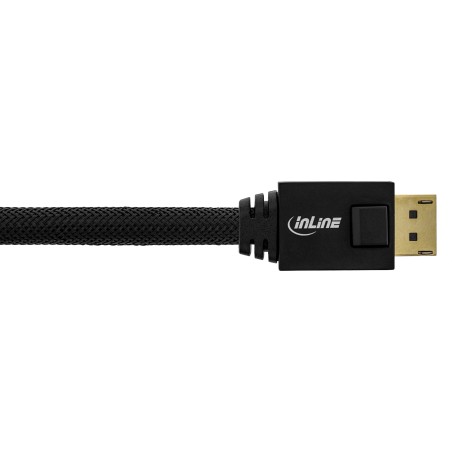 17125A - Câble actif InLine® DisplayPort, 4K2K, noir, contacts plaqués or, 25 m