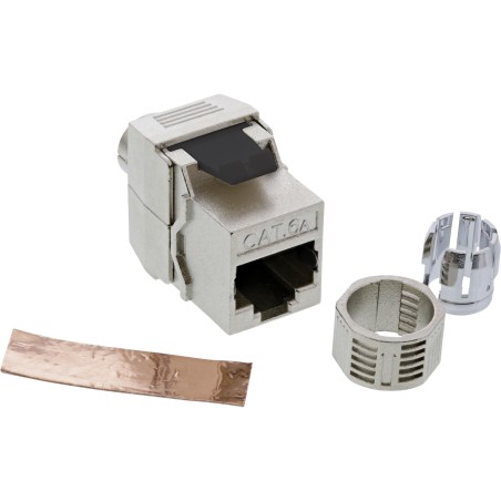 76202F - Prise RJ45 InLine® Keystone, SNAP-In, Cat.6a, bouchon à vis