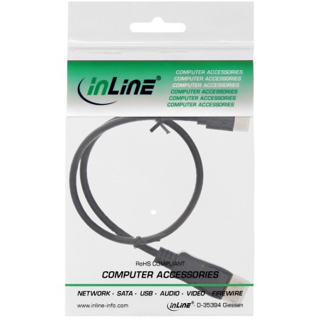 17131S - Câble InLine® Mini DisplayPort vers DisplayPort, noir, 1 m