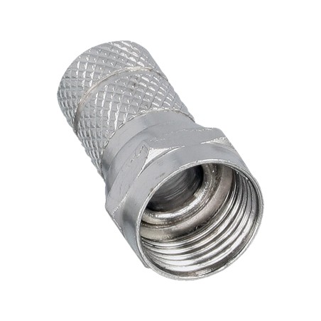 69910G - Pack de 10 connecteurs F InLine®, pour câbles coaxiaux avec gaine extérieure 8,2mm 83530O