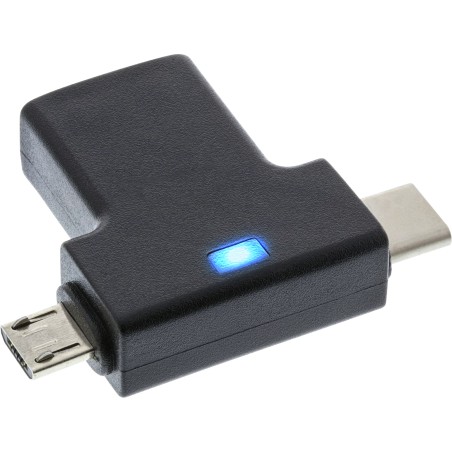 InLine? USB 3.1/2.0 T-Adapter, USB-C Stecker oder Micro-USB an A Buchse