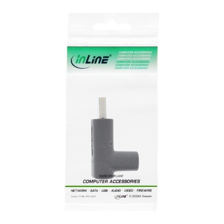 InLine? USB 3.2 Gen.2 Adapter, USB-C Stecker an C Buchse, oben/unten gewinkelt