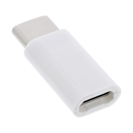 InLine? USB 2.0 Adapter, USB-C Stecker auf Micro-USB Buchse