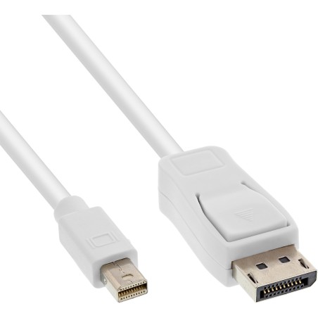 17133 - InLine® Câble Mini DisplayPort vers DisplayPort, blanc, 3m 17135S