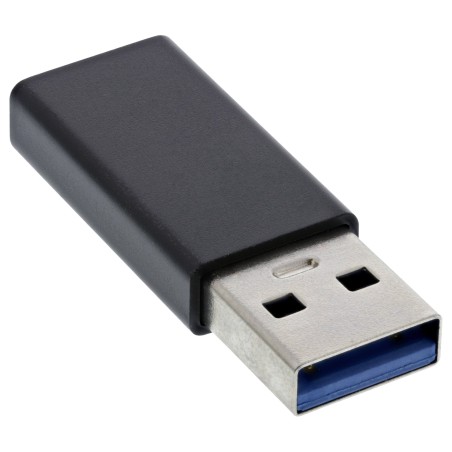 InLine? USB 3.2 Gen.2 Adapter, USB-A Stecker auf USB-C Buchse