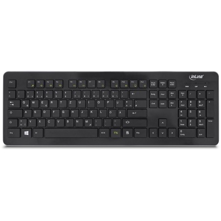 55368A - InLine® Design Desktop, Kit clavier/souris, USB 2,4GHz, max. 1600dpi, noir