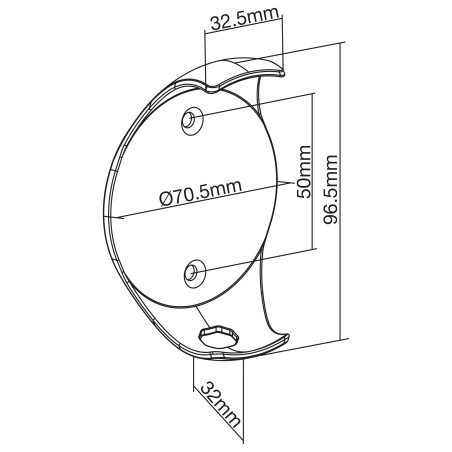 23178A - InLine® Support pour Google Home Mini