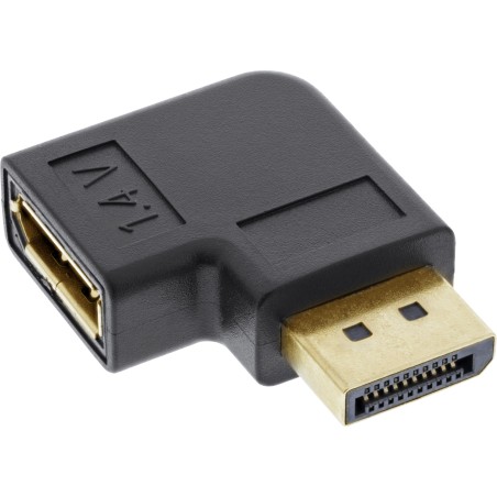 17199R - InLine® Adaptateur DisplayPort, DisplayPort prise/prise femelle coudé à droite 17199L