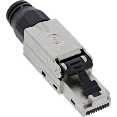 76204C - InLine® Prise RJ45 Cat.8.1 2000MHz, à confectionner en champ, blindé, vissage.