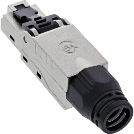 76204B - InLine® Prise RJ45 Cat.6A 500MHz, à assembler en champ, blindé, vissé