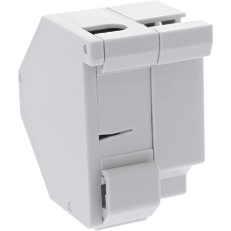 76203C - InLine® Keystone SNAP-In FO Porte-module Keystone, 1x pour rail DIN