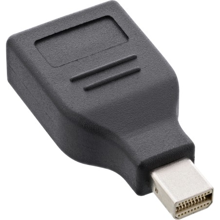 InLine? DisplayPort Adapter, mini DisplayPort Stecker auf DisplayPort Buchse, 4K