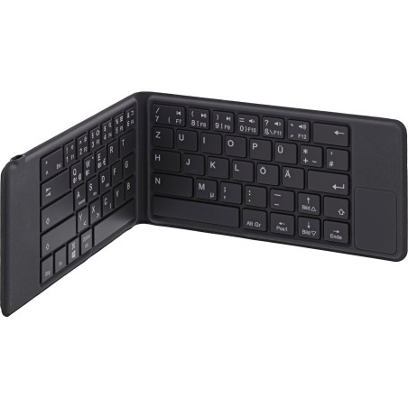 InLine? faltbare Bluetooth Tastatur BT-Pocket, f?r bis zu 3 Bluetooth-Ger?te