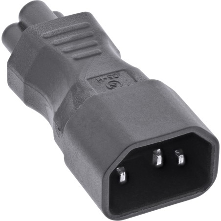 16723B - InLine® Adaptateur de secteur IEC 60320 C14 / C5, 3 broches froid / portable