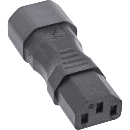 InLine? Netzadapter IEC 60320 C14 / C13, 3pol. Kaltger?te