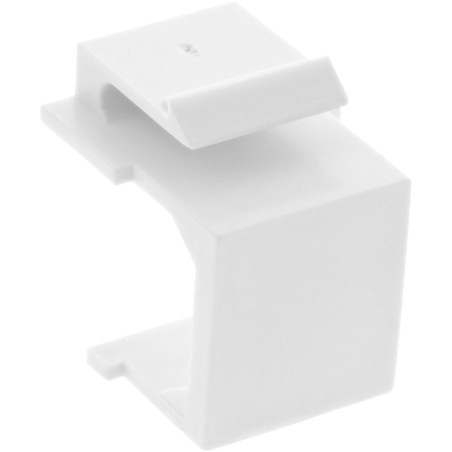 76205C - InLine® Keystone SNAP-In Couvercle cache trou pour module slot, blanc pack de 10