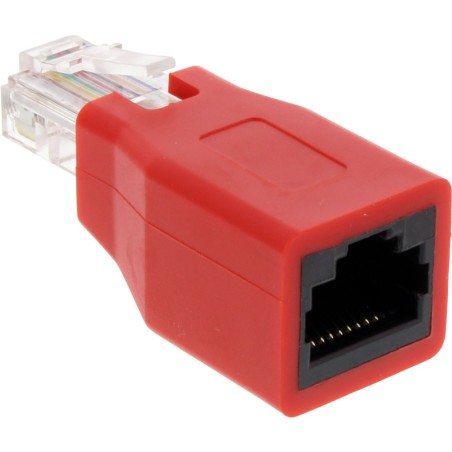 InLine® Crossover Adapter, RJ45 Buchse/Stecker, kurz