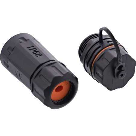 69990T - InLine® Raccord de câble patch Cat.6A, étanche IP68, 2x RJ45 femelle, blindé