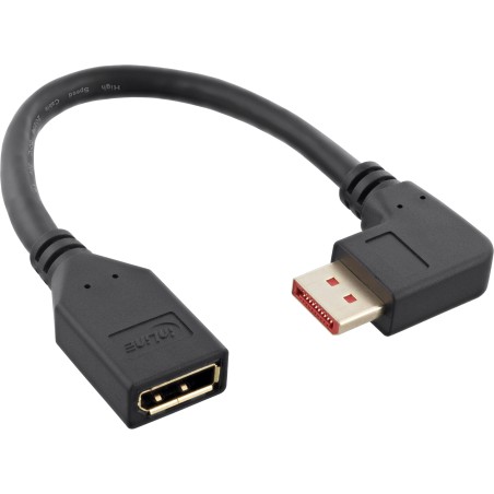 17159R - InLine® Câble adaptateur DisplayPort 1.4 ST/BU, 8K4K, angle droit