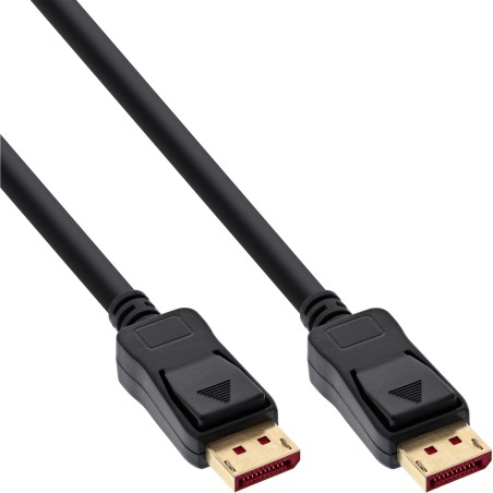 InLine? DisplayPort 1.4 Kabel aktiv, 8K4K, schwarz, vergoldete Kontakte, 7,5m