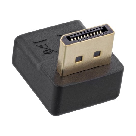 17199U - InLine® Adaptateur DisplayPort, prise DisplayPort mâle/femelle, anguleux vers le bas