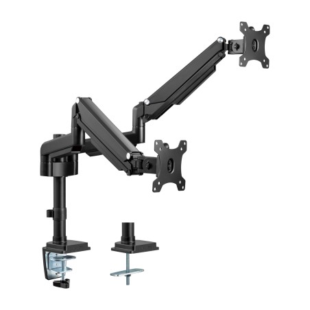 23160B - InLine® support de table avec lifter, pour deux moniteurs jusqu'à 82cm (32), 9kg