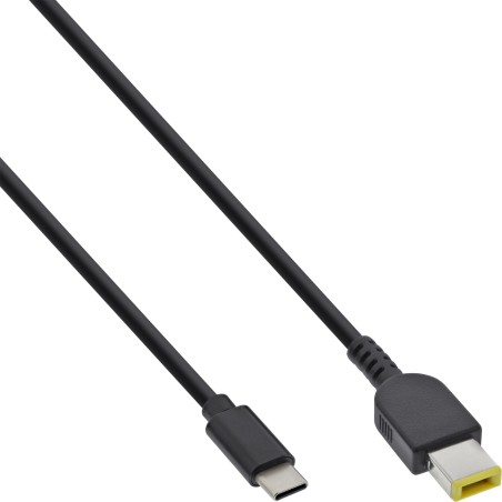 26671 - InLine® USB-C vers Lenovo Notebook (rectangulaire) Câble de charge, 2m