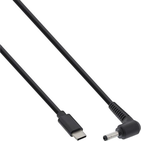 26675 - InLine® USB-C vers BenQ/ASUS Notebook (rond/petit) Cordon de charge, 2m