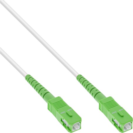 InLine? LWL Simplex Kabel, FTTH, SC/APC 8? zu SC/APC 8?, 9/125?m, OS2, 50m