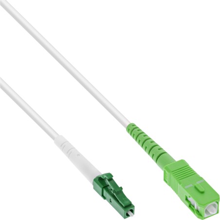 InLine? LWL Simplex Kabel, FTTH, LC/APC 8? zu SC/APC 8?, 9/125?m, OS2, 10m