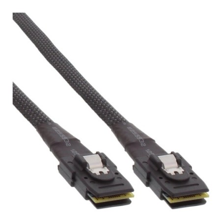 InLine® SAS Anschlusskabel intern, Mini-SAS 36pin SFF-8087 an Mini-SAS 36pin SFF-8087, mit Sideband, 0,5m