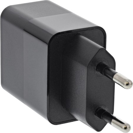 31500B - InLine® USB PD bloc d'alimentation chargeur simple USB-C, Power Delivery, 20W, noir