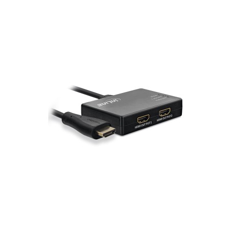 65009C - InLine® HDMI Splitter/Distributeur, 2x, 4K/60Hz, avec câble intégré