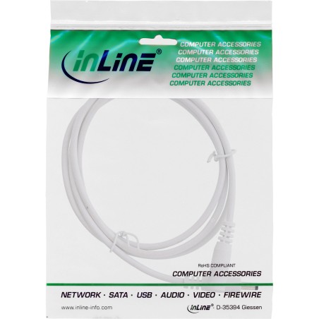 26802D - InLine® Rallonge, DC prise 4,0x1,7mm, blanc, 2m