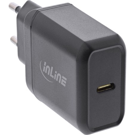 InLine? USB PD Netzteil Ladeger?t Single USB-C, Power Delivery, 25W, schwarz