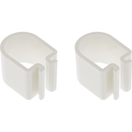 23181D - InLine® Slatwall Support de câble, pour barres de support de table, set de 2