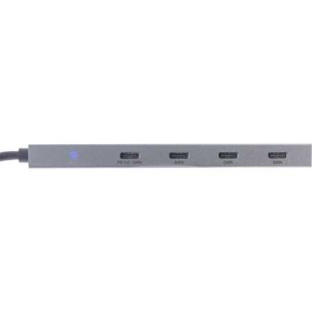 35392B - InLine® Hub USB 3.2 Gen.2 (10Gb/s), 4 Port USB-C, OTG, boîtier aluminium