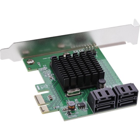 76617L - InLine® Carte d'interface, 4x SATA 6Gb/s contrôleur, PCIe 2.0 (PCI-Express)