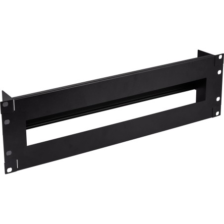 19106B - Barrette de disjoncteurs InLine® 19, 3U, avec rail DIN, noir