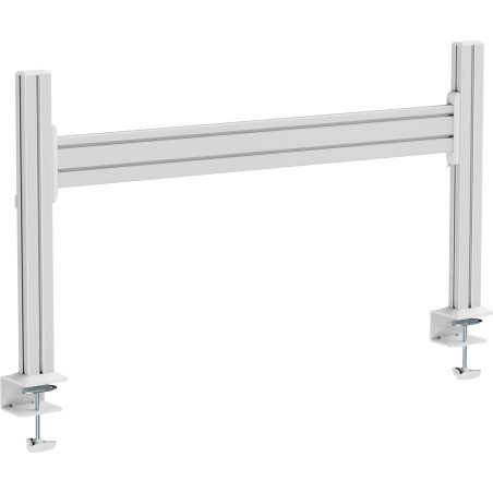 23181E - Support de table InLine® Slatwall, panneau aluminium 1m avec 2 supports 0,43m