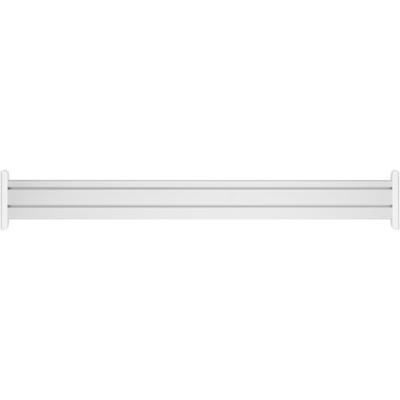 23181E - Support de table InLine® Slatwall, panneau aluminium 1m avec 2 supports 0,43m