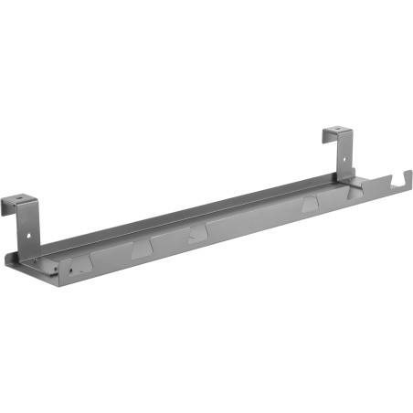 23198G - Gestion des câbles/étagère InLine® pour montage sous table, gris