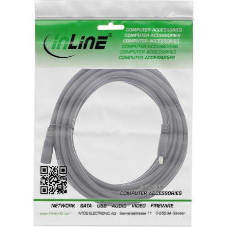 26903C - Câble d'extension InLine® DC, fiche/prise DC 4,0x1,7mm, AWG 18, noir 3m