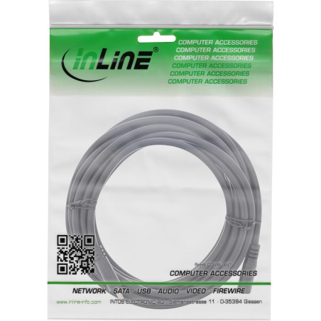 26903I - Câble d'extension InLine® DC, fiche/prise DC 3,5x1,35mm, AWG 18, noir 3m