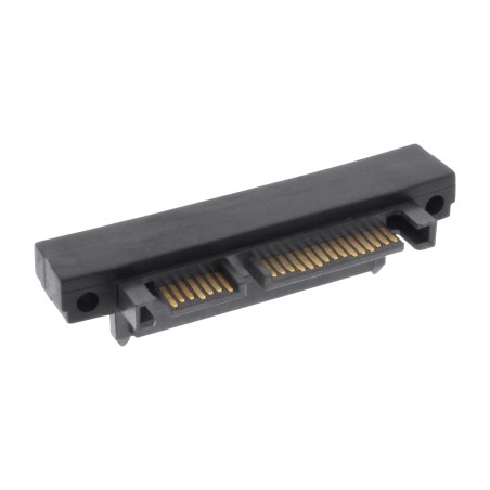 27700G - Adaptateur fiche/prise InLine® SATA, 22 broches. (157), incliné vers le bas