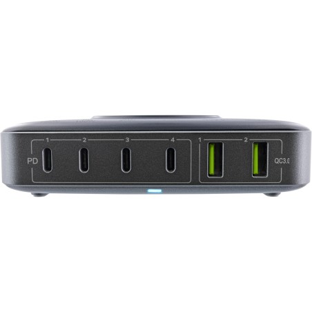 InLine? Qi Powerstation Multiport, Netzteil, Ladeger?t, Wireless charging