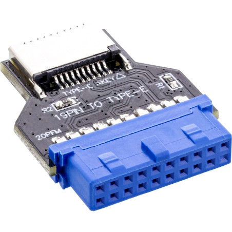 InLine? USB 3.0 Mainboard zu USB 3.2 Typ-E Key-A Adapter intern