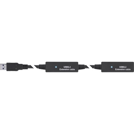 35656B - Extension active InLine® USB 3.2 Gen.1, fiche USB-A vers prise USB-C, 15 m